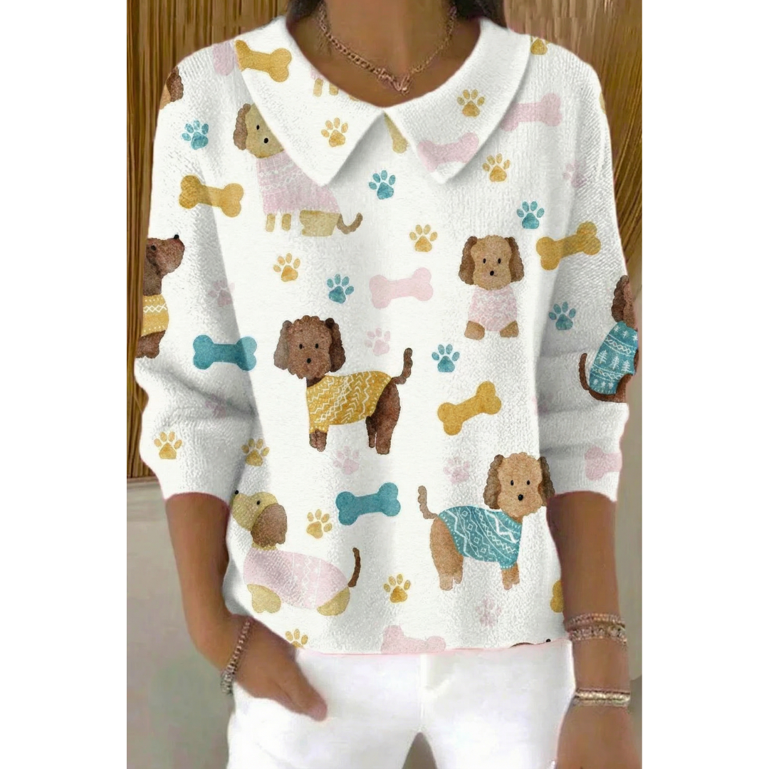 Meliora™ | Elegant Wide-Collar Sweater