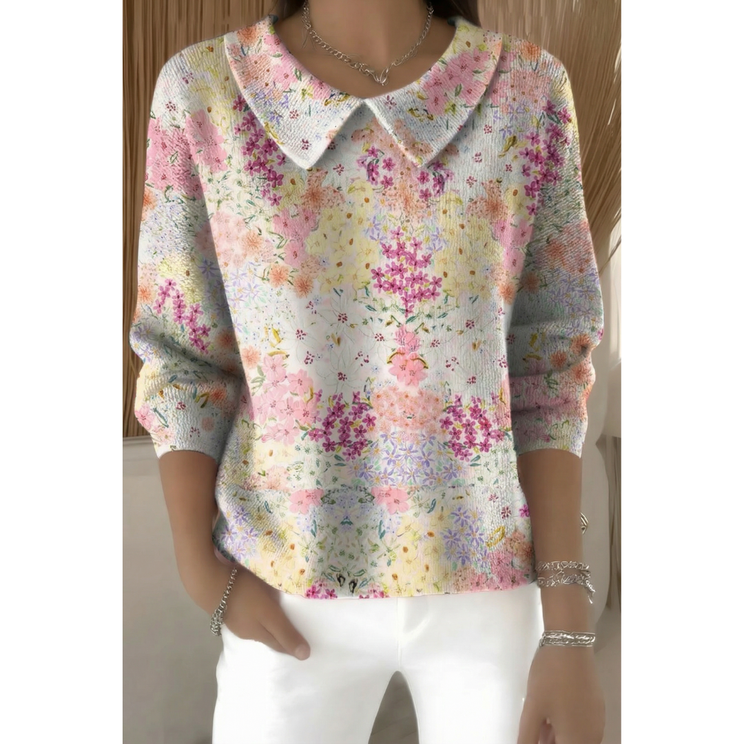 Meliora™ | Elegant Wide-Collar Sweater