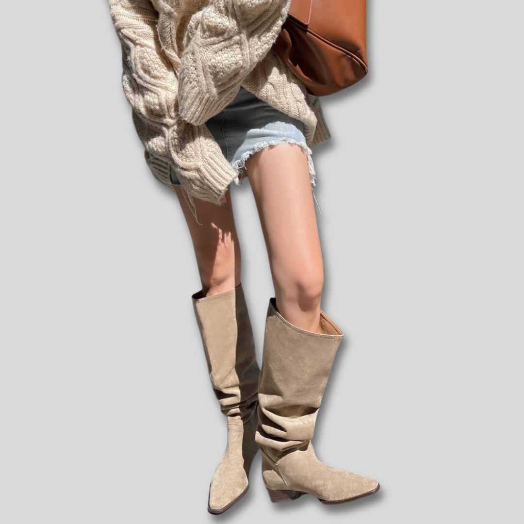 Laszlina - Elegant Knee High Boots