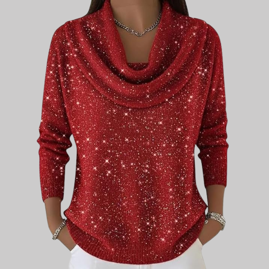 Aveline | Soft Cowl Neck Sweater