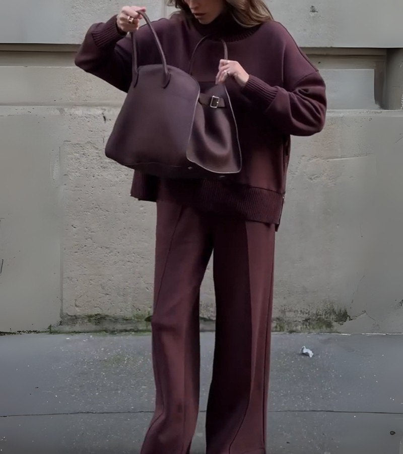 CARMINE™ | Premium Winter Knit Two-Piece Lounge Set