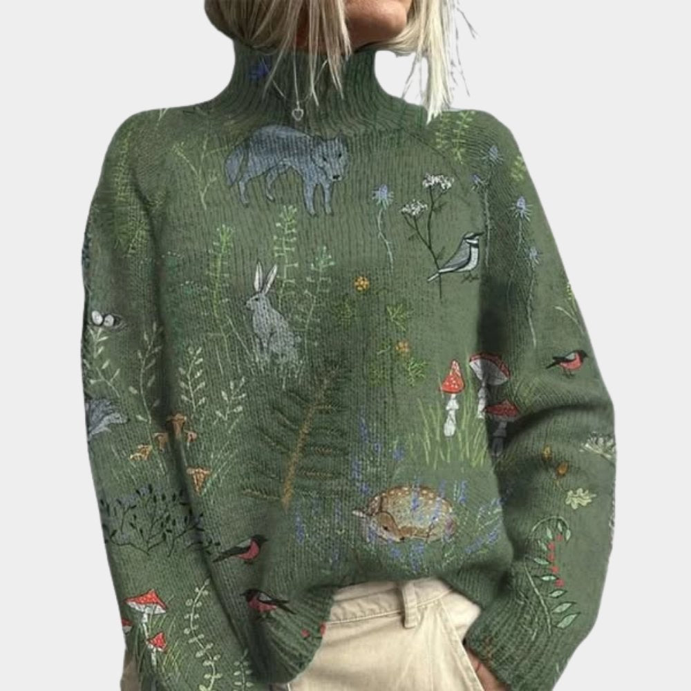 Aimelie | Warm and Elegant Turtleneck Sweater