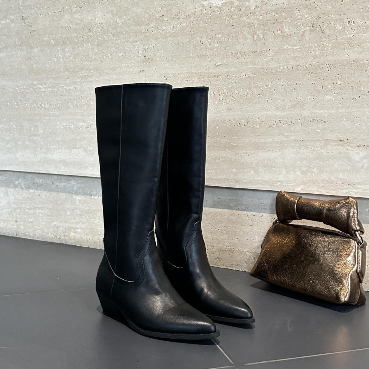 AURAâ„¢ - Sleek High-Rise Boots