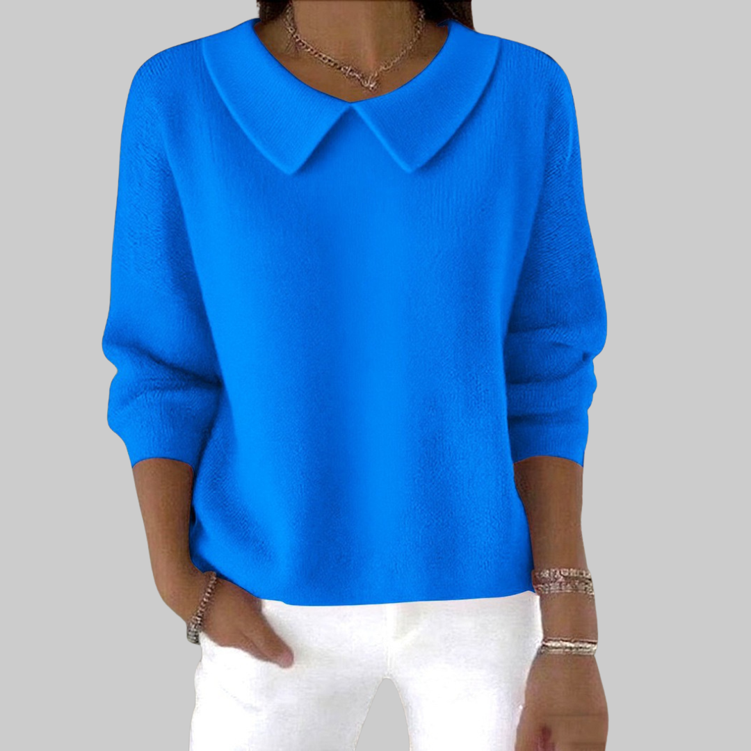 Melioraâ„¢ | Elegant Wide-Collar Sweater