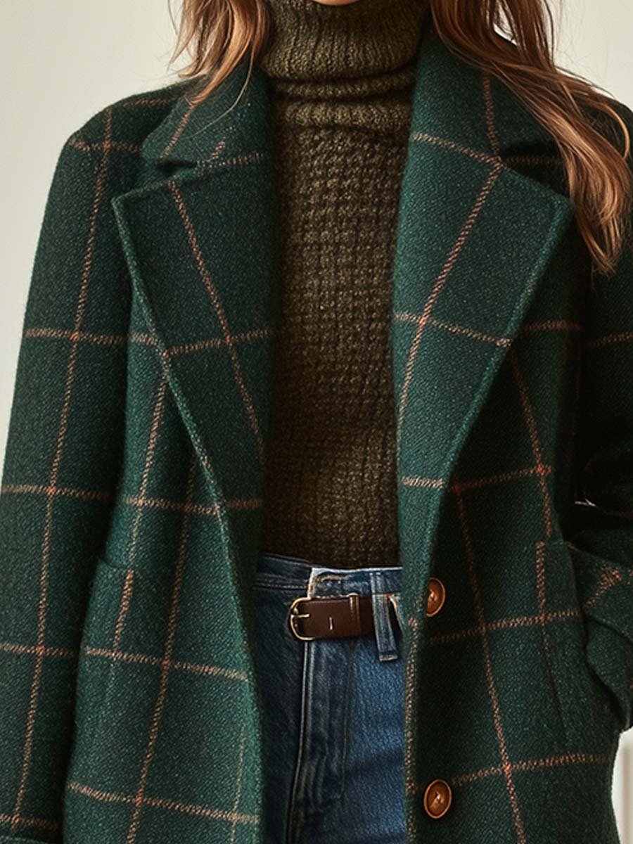 Fiona – Classic Check Coat
