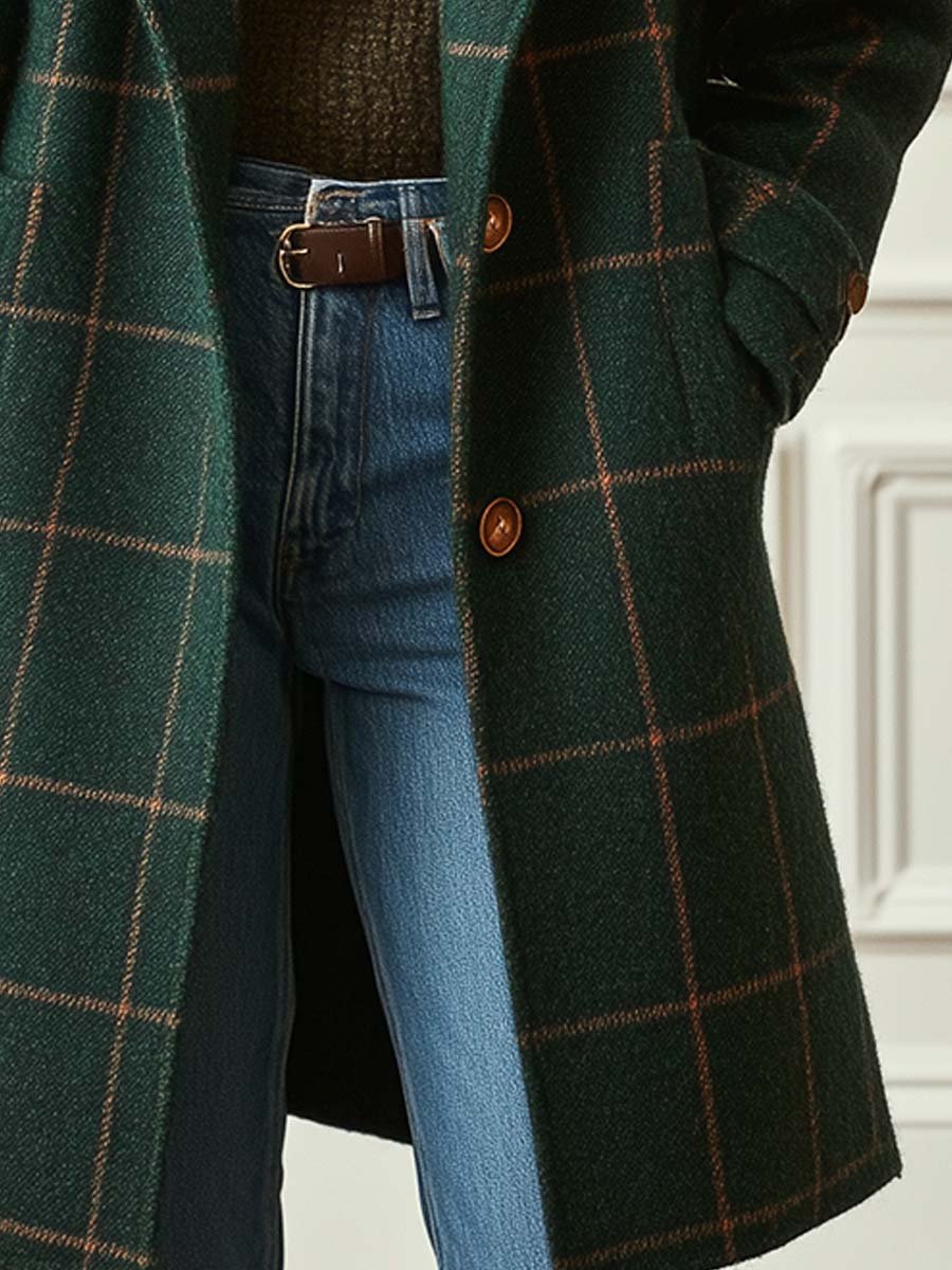 Fiona – Classic Check Coat