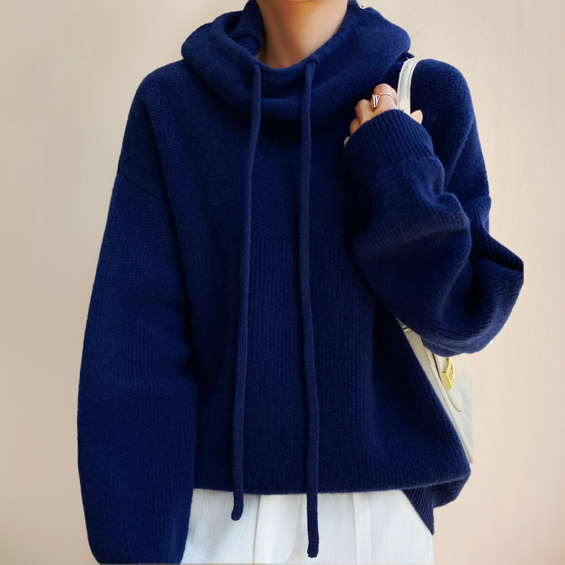 Mila™ | Relaxed Knit Hoodie