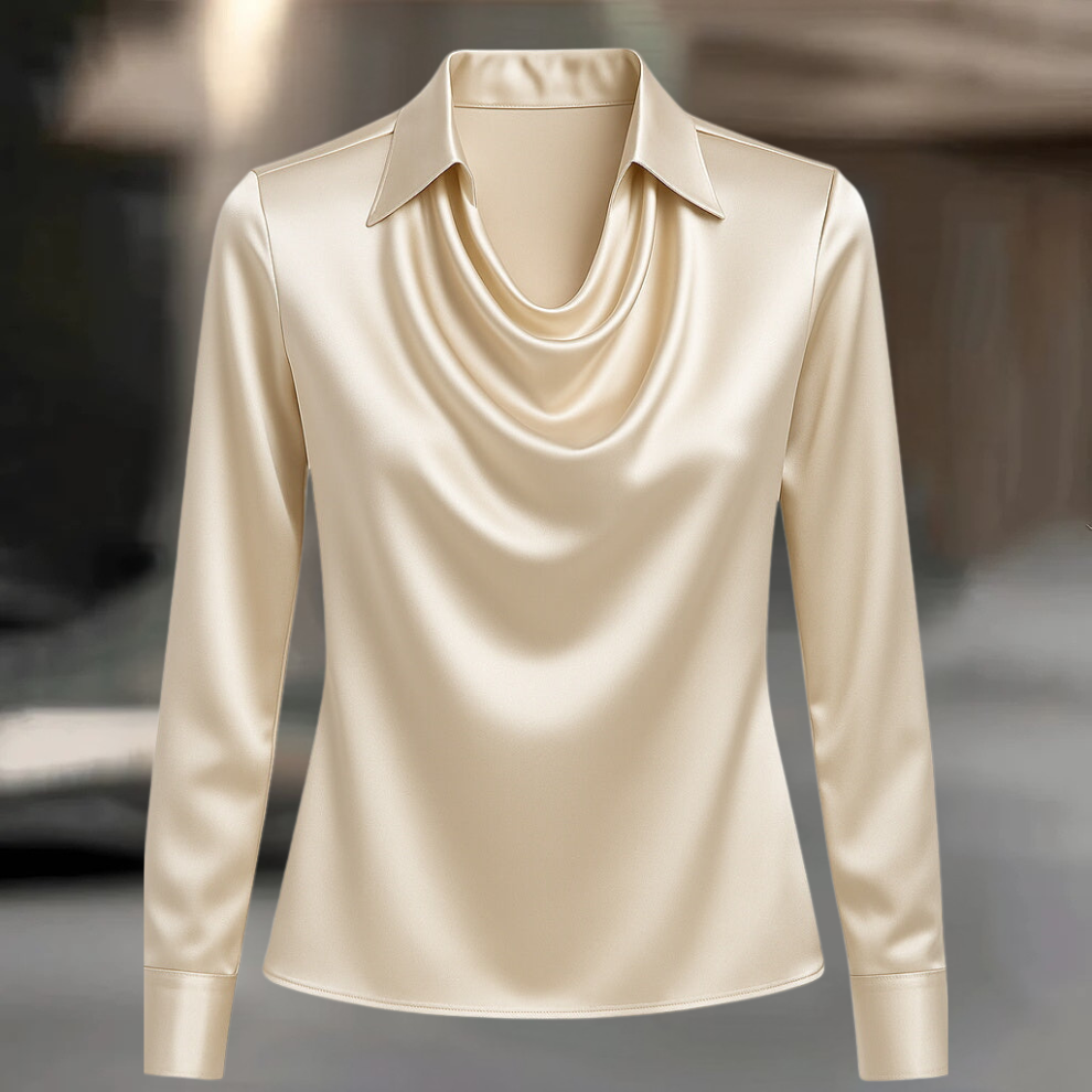 BrookLyn™ | Elegant Satin Blouse