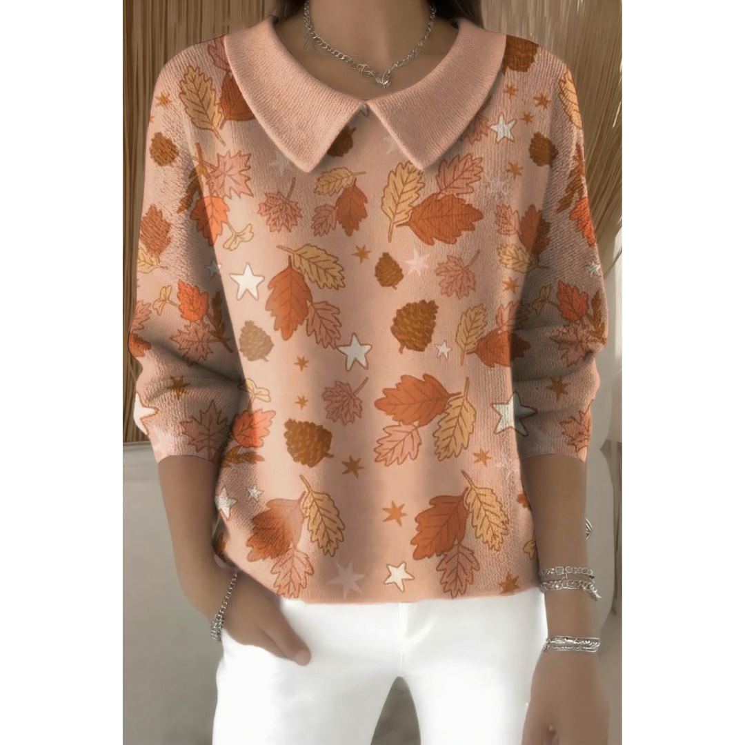 Meliora™ | Elegant Wide-Collar Sweater