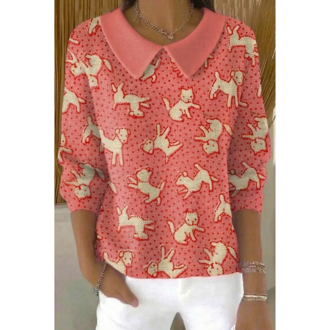 Meliora™ | Elegant Wide-Collar Sweater