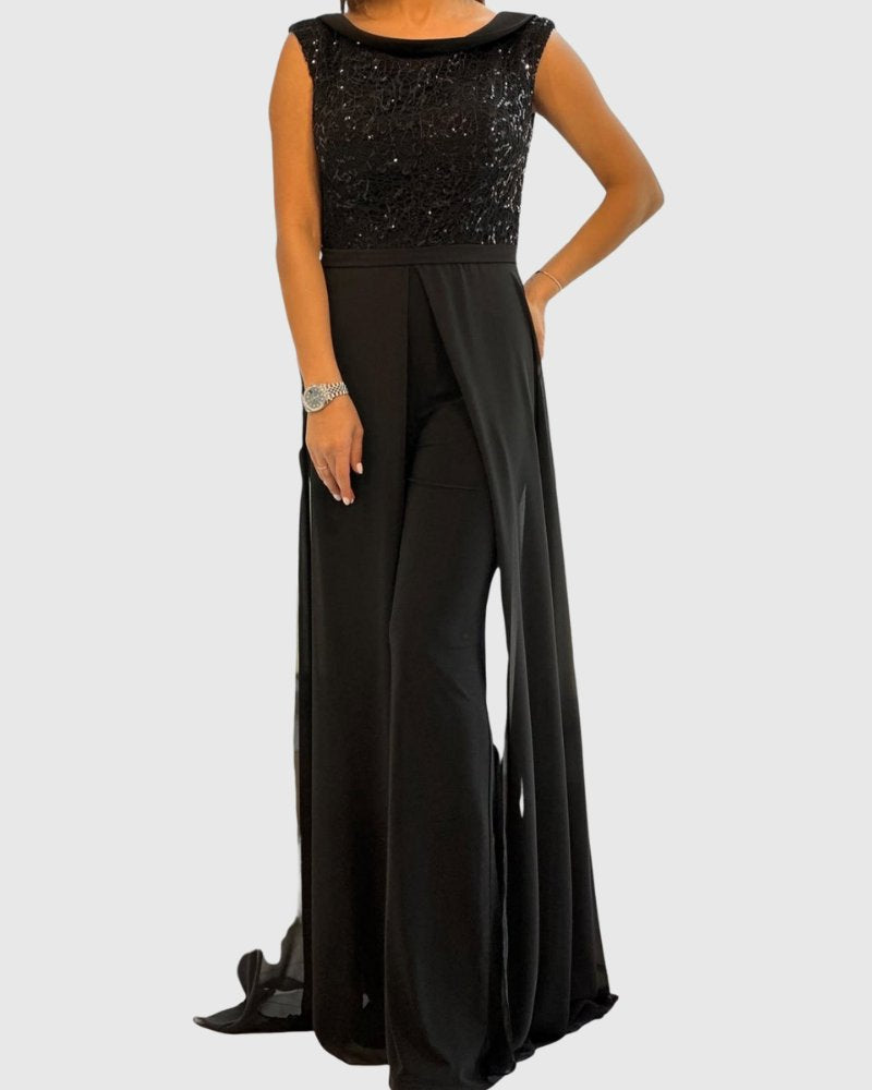 Valeria | Classic Sleeveless Jumpsuit