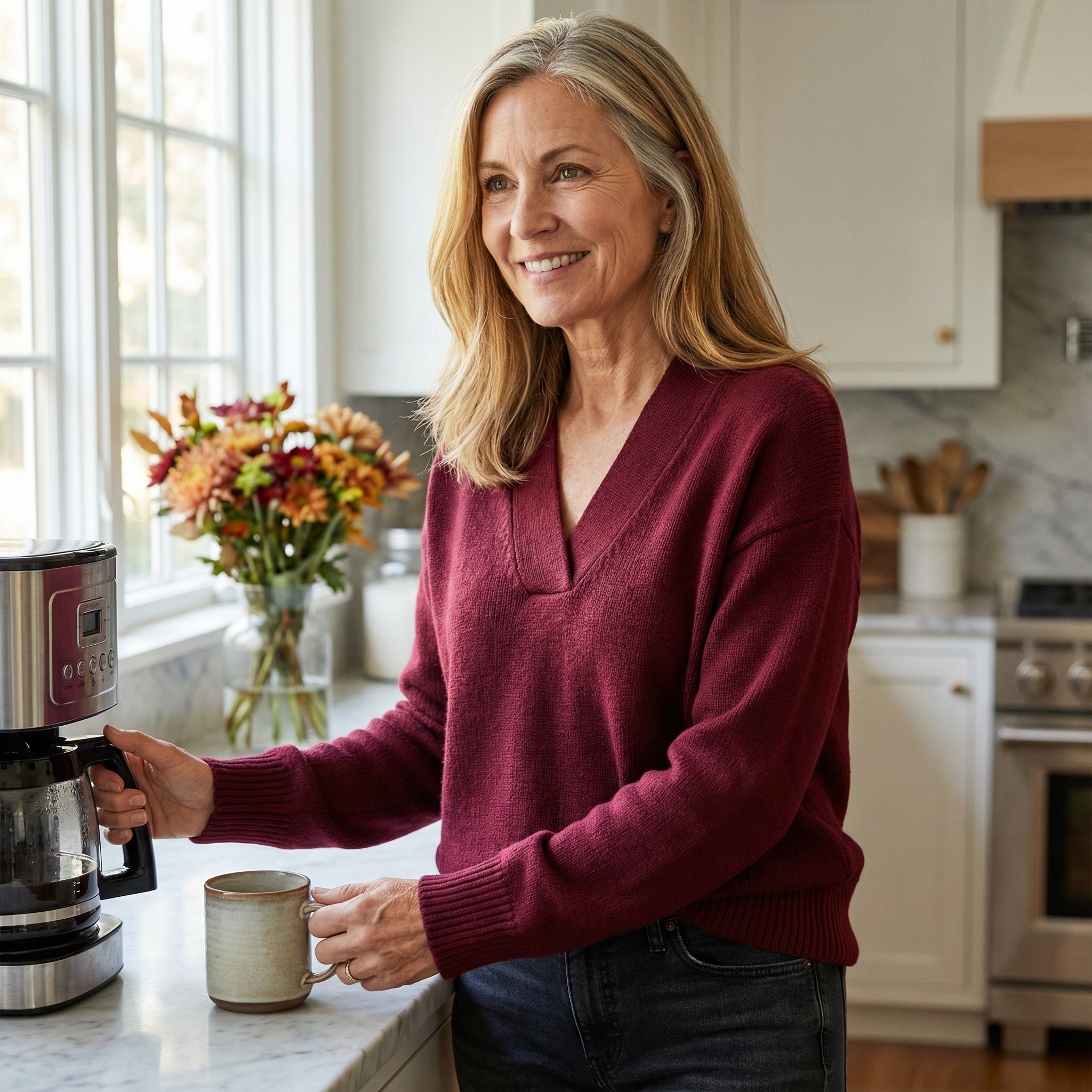 Vivian | Elegant V-Neck Comfort Sweater