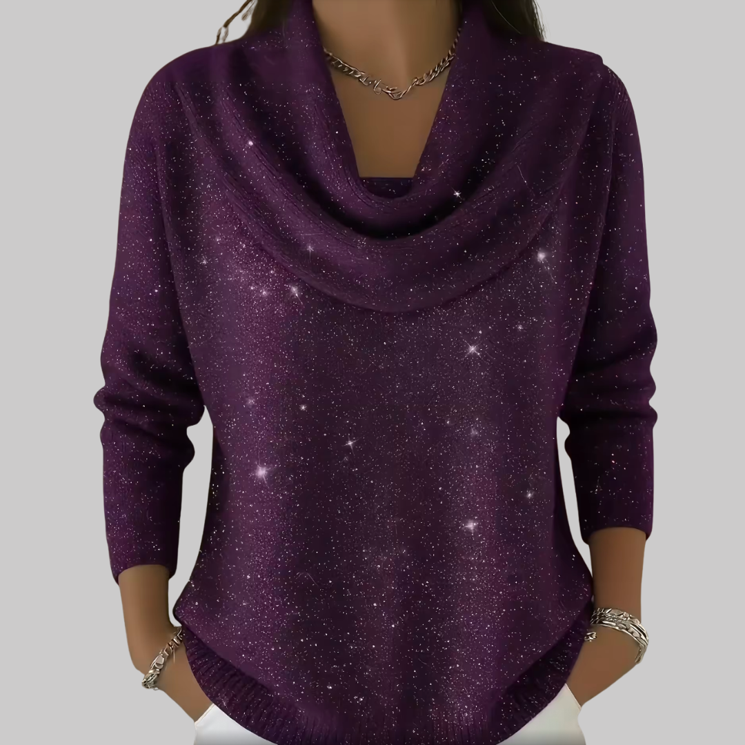 Aveline | Soft Cowl Neck Sweater