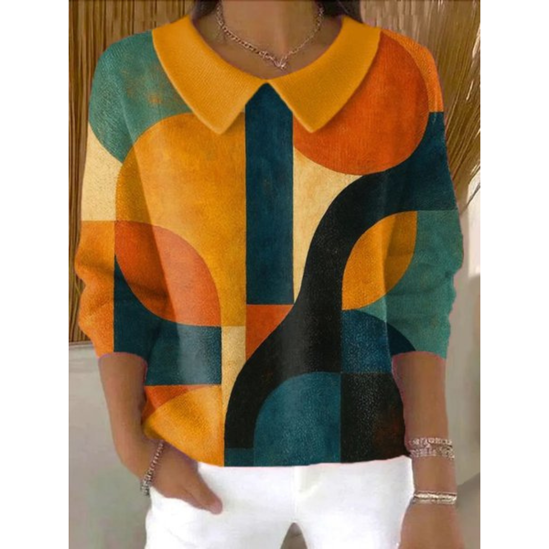 Meliora™ | Elegant Wide-Collar Sweater