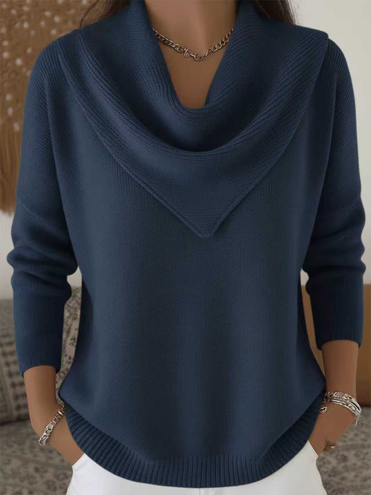 Julie | Soft Cowl Neck Sweater