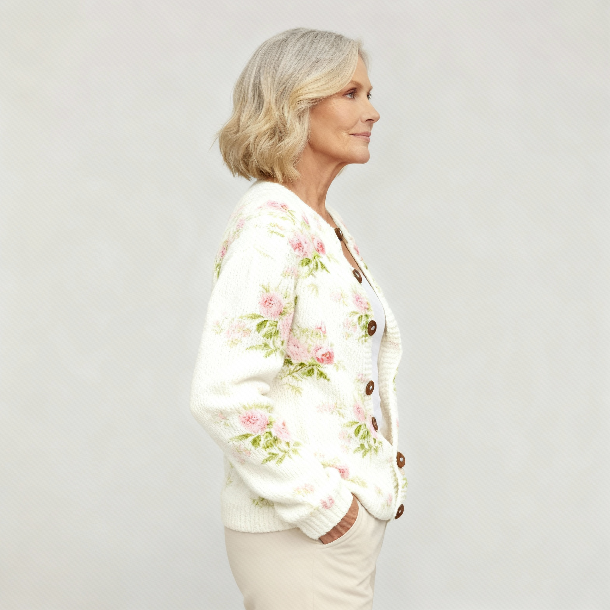 Jessie | Flower Art Cardigan