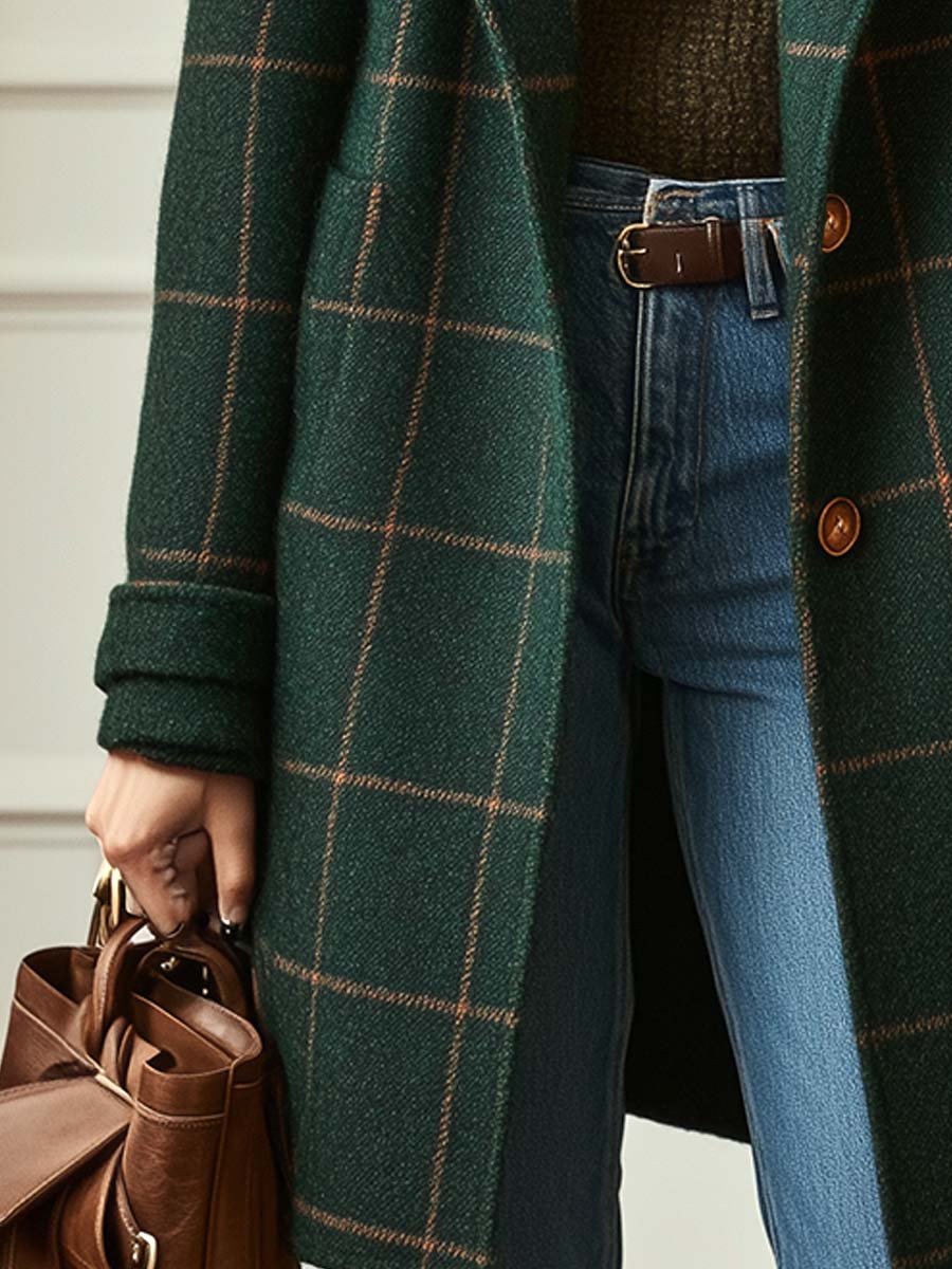 Fiona – Classic Check Coat