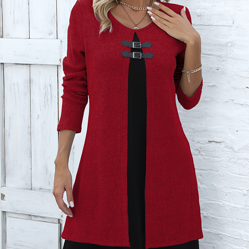 Britt | Two-Piece A-Line Knee Length Dress